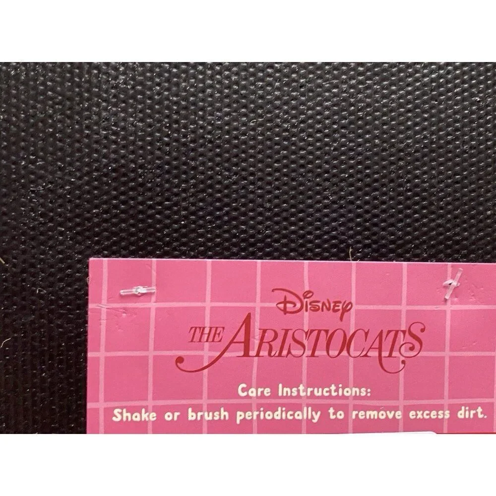 Disney The Aristocats Marie Hello Friends Heart Coir Welcome Door‎ Mat 20” X 32”